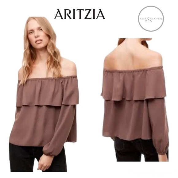 Aritzia Tops - Aritzia Wilfred Morel Blouse Size Xs